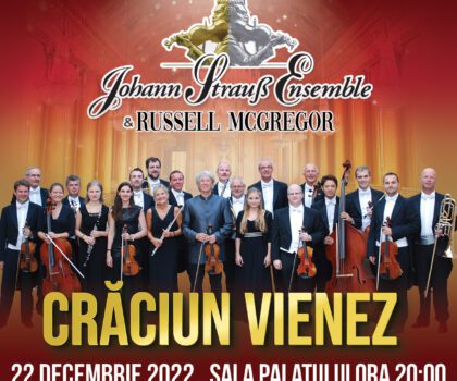 Comunicat de presă – Concertul “Crăciun Vienez” – un regal muzical în ajun de sărbători!