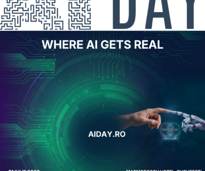 AI DAY: Primul eveniment din România dedicat exclusiv implementării concrete, legale și strategice a Inteligenței Artificiale în organizații