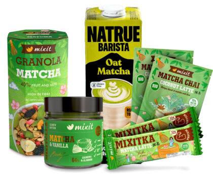 Matcha în combinații surprinzătoare: Mixit lansează Granola din cuptor – Matcha & fructe